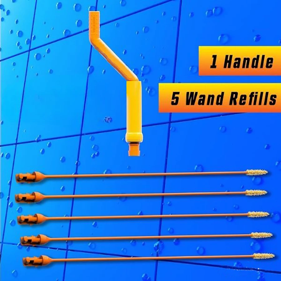 6-teiliges Set Abflusswerkzeuge für die Rohreinigung, Reinigungsrohrhaare, geeignet für Waschbecken, Rohre, Badezimmer, Badewannenabflussreiniger Image