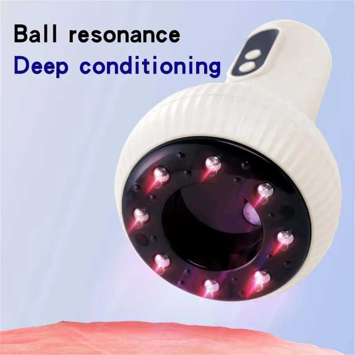 Haushalt rote heiße Kompresse Unterdruck lädt elektrisches Schröpfmassagegerät, Rückenmassagegerät, Saugmassagegerät Image