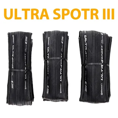 1 Pair Continental Tire 700x25C 700x28C Continental ULTRA Sport III Foldable Gravel Road Bicycle Tire