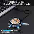 Docking station USB 3.0 tipo C HWANSAN 7 in 1 con accessorio universale per PC multi-connettore a ricarica rapida wireless da 15 W