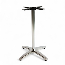 Terrassentischfuß NANCY - Silber - 44x44xH72 cm - 4 Beinen - Bistromania Image