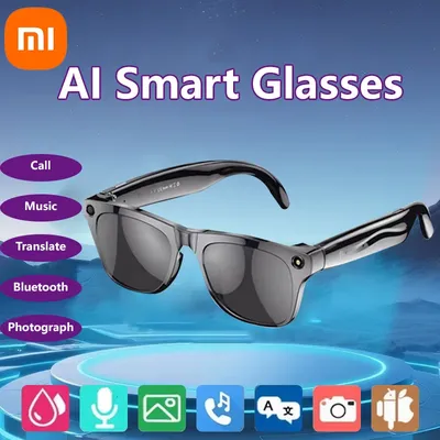 Xiaomi 4K HD Smart Glasses AI GPT Kamera Bluetooth Anruf 260 mAh Akku Sprachassistent Übersetzung Identifizieren Sie Objekte Smart Glasses Image