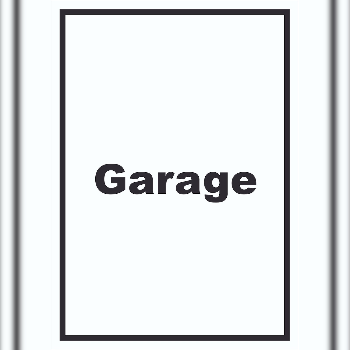 HB-Druck Garage Schild mit Text Auto Stellplatz hochkant A5 (148x210mm) Image