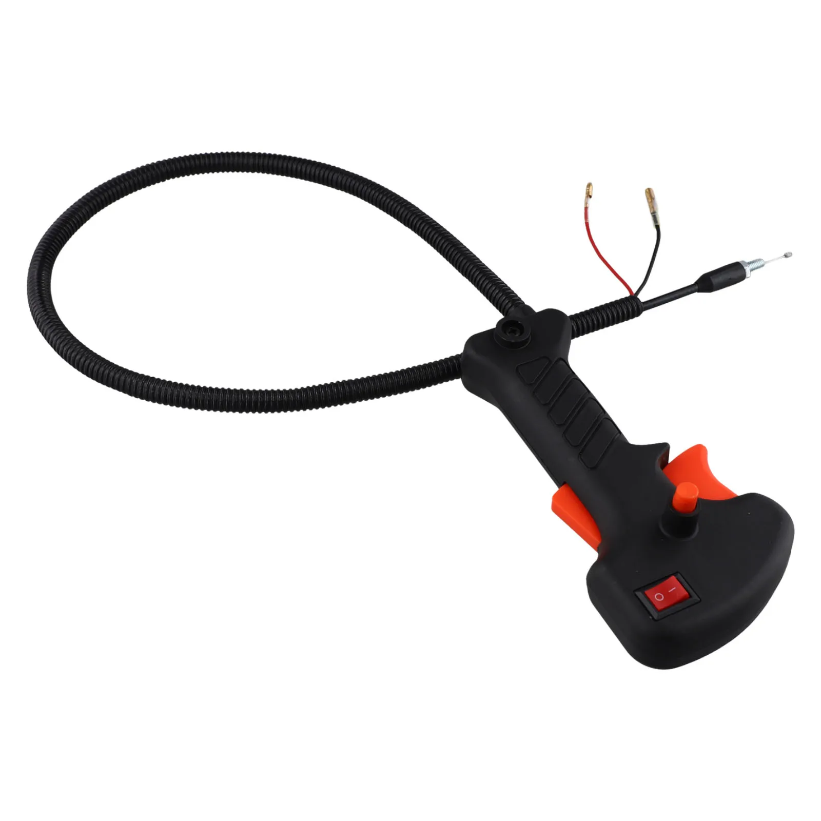 Rasenmäher Griff Schalter Gas Trigger Rasenmäher Teile Schalter Trimmer Freischneider Gas Trigger Kabel Zubehör Image
