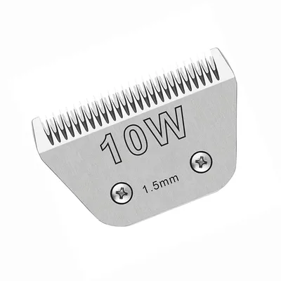 10 W breite Abnehmbare Klinge für Hunde und Haustiere, Pferdepflege, kompatibel mit Andis, Oster A5, Wahl KM Animal Cat Clippers