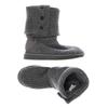 UGG Damen Stiefel, Gr. 41, grau, Leder