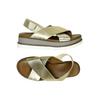 Inuovo Damen Sandale, Gr. 39, gelb, Leder
