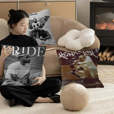 Kendrick Lamar Music Kissenbezug, dekoratives Kissen, Sofa, Heimdekoration, Kissenbezüge Image