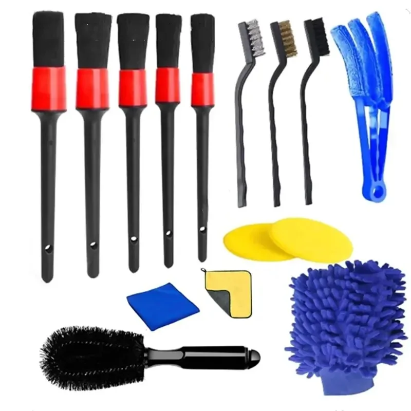 15 Satz Auto entlüftung details Spalt bürstens palt Detail bürste Auto-Reinigungs bürstenset Image
