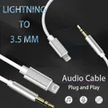 Per cavo Aux da iOS a 3,5 mm per iPhone 15 14 13 12 11 Pro Max X 8 7 Adattatore jack per cuffie da 3,5 mm Cavo audio stereo per cavo iOS