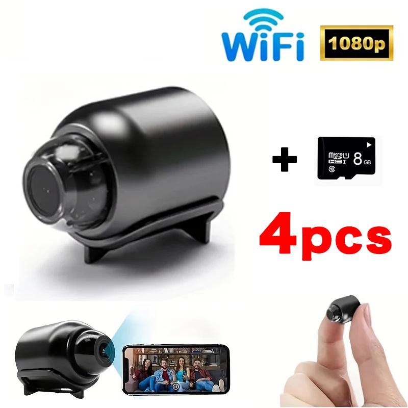 HD Mini Kamera WiFi 1080P Fernbedienung Wireless Video Recorder Hause Haus Haustier Hund Kinder Sicherheit Überwachung Sicherheit Für Iphone batterie Image