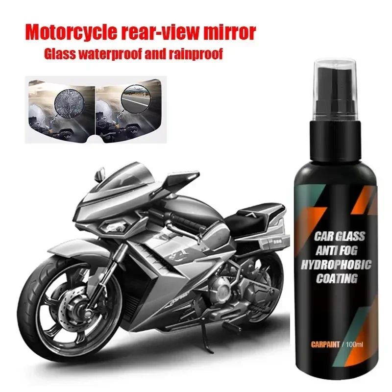 100 ml Auto Motorrad Wasserabweisende Spray Anti Regen Beschichtung Für Auto Glas Hydrophobe Anti-regen Auto Flüssigkeit Windschutzscheibe spiegel Image