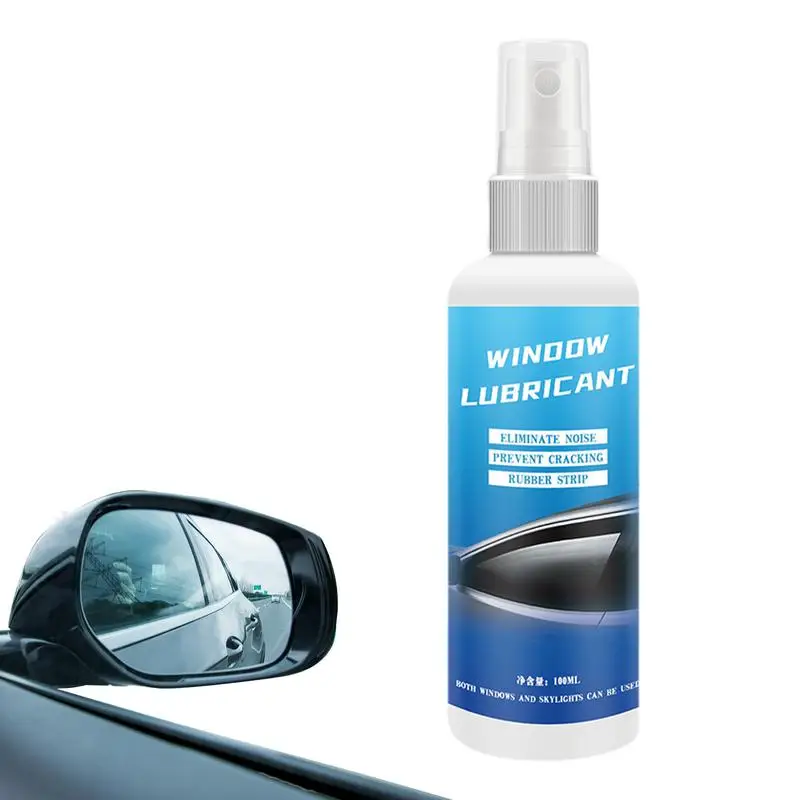 Silikon-Fensterschmiermittel, 100 ml, Autofenster-Gummistreifen, weichmachende Wartung, Mehrzweck-Silikonspray, um frei zu heben Image