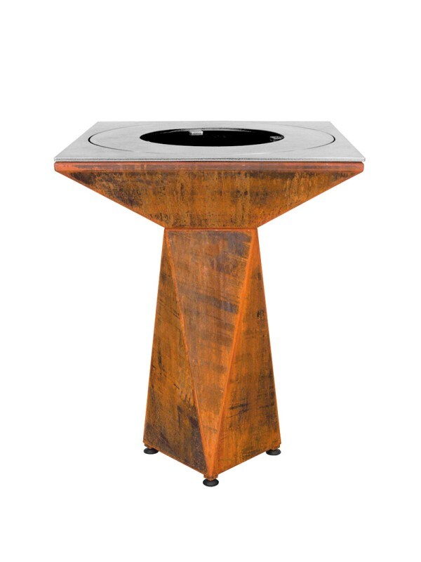 OutInFire Gartenfeuerstelle, Grill mit Grillrost und Stahlbeinen - G1 Basic Corten Image