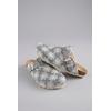 Clog ANISTON SHOES, Damen, Gr. 38, grau (grau, sanftes weiß), Filz, meliert, klassisch, Schuhe, Clog, Hausschuh, Homeslipper, verstellbare Schnalle - NEUE KOLLEKTION