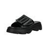 Pantolette GABOR COMFORT "Gabor Comfort Pantoletten Glattleder", Damen, Gr. 39, schwarz, Glattleder, casual, Schuhe