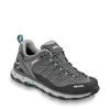 Wanderschuh MEINDL "Meindl Lite Trail Lady GORE-TEX grau/türkis", Gr. 42,5, schwarz, Veloursleder, Mesh, unifarben, sportlich, Schuhe, GORE-TEX – Winddicht, wasserdicht und atmungsaktiv