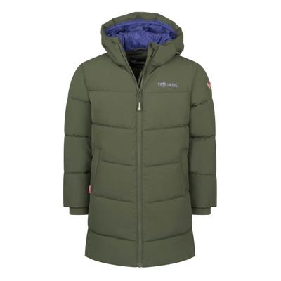 Trollkids - Girl's Aurland Coat XT - Mantel Gr 140 oliv Image
