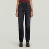 Straight-Jeans G-STAR "Iggie Wmn", Damen, Gr. 32, Länge 32, worn in schwarz crow, Denim/Jeans, Obermaterial: 99% Baumwolle, 1% Elasthan, casual, straight fit, Jeans, Mid Rise