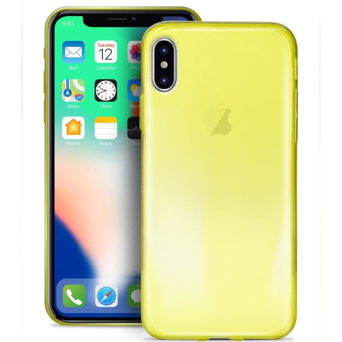 Puro 0.3 Nude Cover Yellow für Apple iPhone X/Xs Image