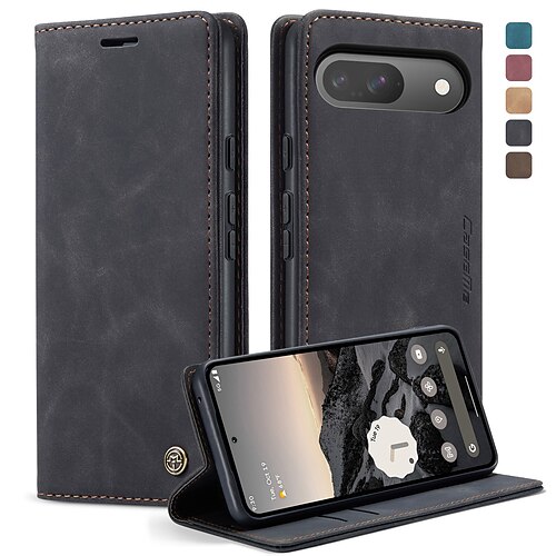 Handy Hülle Handyhüllen Für Google Pixel 9 Pro Pixel 9 Pro XL Pixel 8 Pixel 9 Pixel 7 Pixel 6 Brieftaschenhülle Flip-Cover Ständer Stoßfest TPU PU-Leder Image