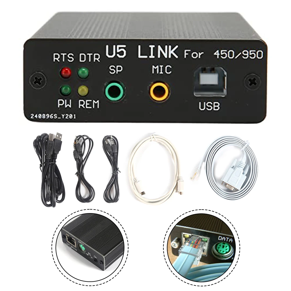 U5 LINK Radio Connector Linker Adapter Spezieller Radio Connector Geeignet für YAESU FT-450D/FT-950D/DX1200/FT991 Tool Access Image