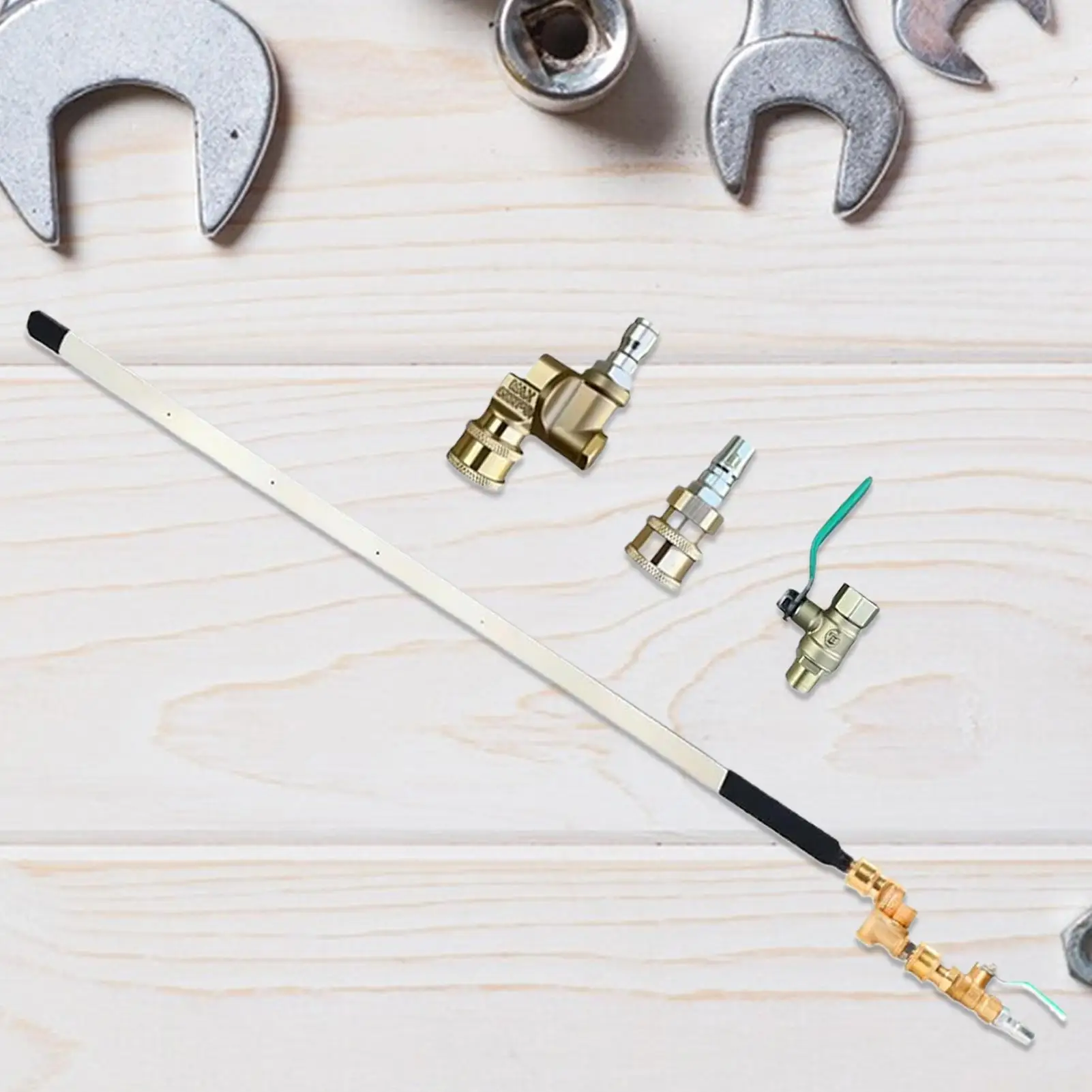 Auto-Druckheizkörper-Reinigungsstab, 180-Grad-Drehung, Waschmaschine, Zauberstab, Rinser, Gebläse, Rinser für Wohnmobil, LKW, AC, Kühlschrank, Hvac