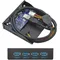 USB HUB 19 + 1 20Pin 4 Porte USB 3.0 Pannello frontale Staffa combinata Adattatore hub USB 3.0 per PC desktop 3.5 "FDD Floppy Disk Drive Bay NUOVO