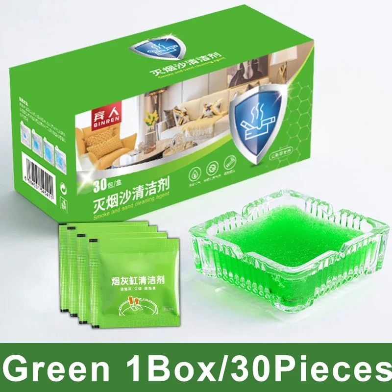 Entfernen Sie die Entfernung von Innenkontrolle, 30 Beutel/Karton, leicht zu reinigender Aschenbecher, Rauch, Ruß, Geruch, Reiniger, Sand Image