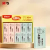 M&G 30 Stück 4B große Radiergummis für Studenten, Radiergummi, Kunst, Zeichnung, Prüfung, Radiergummis, Schulbriefpapier, Rosa und Grün für Studenten