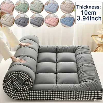 NewestFoldable Lightweight Portable Sleeping Pad/Tatami Mat Japanese Futon Mattress Soft Fabric,Easy Storage & Travel Mattress