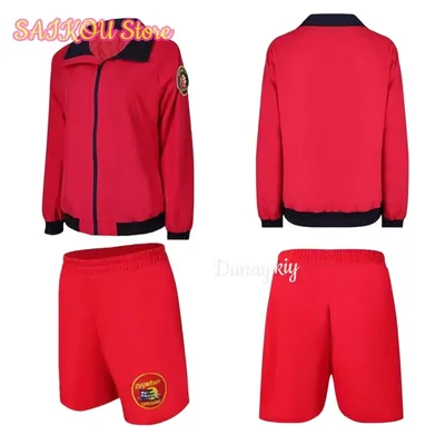 Erwachsene Mitch Buchannon Cosplay Roter Mantel Strand Film Baywatch Mantel Rote Jacke Hose Kostüm Männer Outfits Halloween Karneval Anzug Image