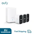 eufy security eufyCam 3C 3-Cam Kit Telecamera di sicurezza Esterna Wireless 4K mini telecamera IP Faretto Archiviazione locale Visione notturna a colori