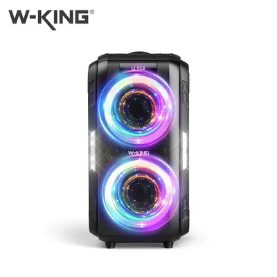 W-KING T9PRO Portable Bluetooth Speaker 120W RMS Loudest/Massive 120dB/12 Custom Bass, V5.3 Big Party Boombox Wireless Speaker