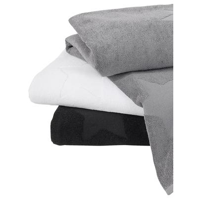 Handtuch WÄSCHEPUR Gr. 6, grau (steingrau), B:70cm L:200cm, Walkfrottee, 100% Baumwolle, Handtücher (Packung) Image
