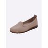 Slipper ANDREA CONTI, Damen, Gr. 36, grau, Leder, Glattleder, sportlich, Schuhe