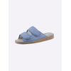 Pantolette CASUAL LOOKS, Damen, Gr. 41, blau (mittelblau), Textil, modisch, Schuhe