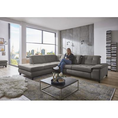 Ecksofa DIE PLANBAR "MP-IN18012 L-Form mit Federkern-Polsterung", grau, B:310cm H:85cm T:260cm, 100% Polyester, Sofas, wahlweise mit Funktion Image