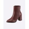 Stiefelette ANDREA CONTI, Damen, Gr. 41, rot (bordeaux), Nubukleder, Rindsleder, Leder, feminin, Schuhe