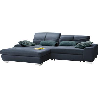Ecksofa "SO 1200 inkl. Sitztiefen- & Rückenverstellung für hohen Sitzkomfort", blau (violettblau gdu 6), B:276cm H:89cm T:198cm, 100% Polyester, SET ONE BY MUSTERRING, Sofas, wahlweise mit Bettfunktion und Stauraum, L-Form, auch in Cord Bezug Image