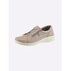 Schnürschuh ANDREA CONTI, Damen, Gr. 42, beige (sand), Glattleder, Rindsleder, sportlich, Schuhe
