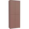 Schuhschrank FORTE "Alice Springs", orange (terracotta), B:74,5cm H:191,9cm T:34,9cm, Spanplatte, Schränke, Stauraumschrank, Mehrzweckschrank, Breite 74,5 cm, mit 8 Böden