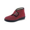 Hausstiefel SCHAWOS, Damen, Gr. 45, warmgefüttert, rot (bordeaux), Textil, Schuhe Hausschuh Hüttenschuh
