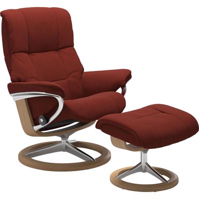 Relaxsessel STRESSLESS "Mayfair", rot (rot dinamica), B:83cm H:102cm T:74cm, Leder BATICK: BATICK ist ein leicht korrigiertes, durchgefärbtes und genarbtes Möbelleder, bei dem die meisten Unebenheiten und Spuren in der Regel entfernt wurden., Leder... Image