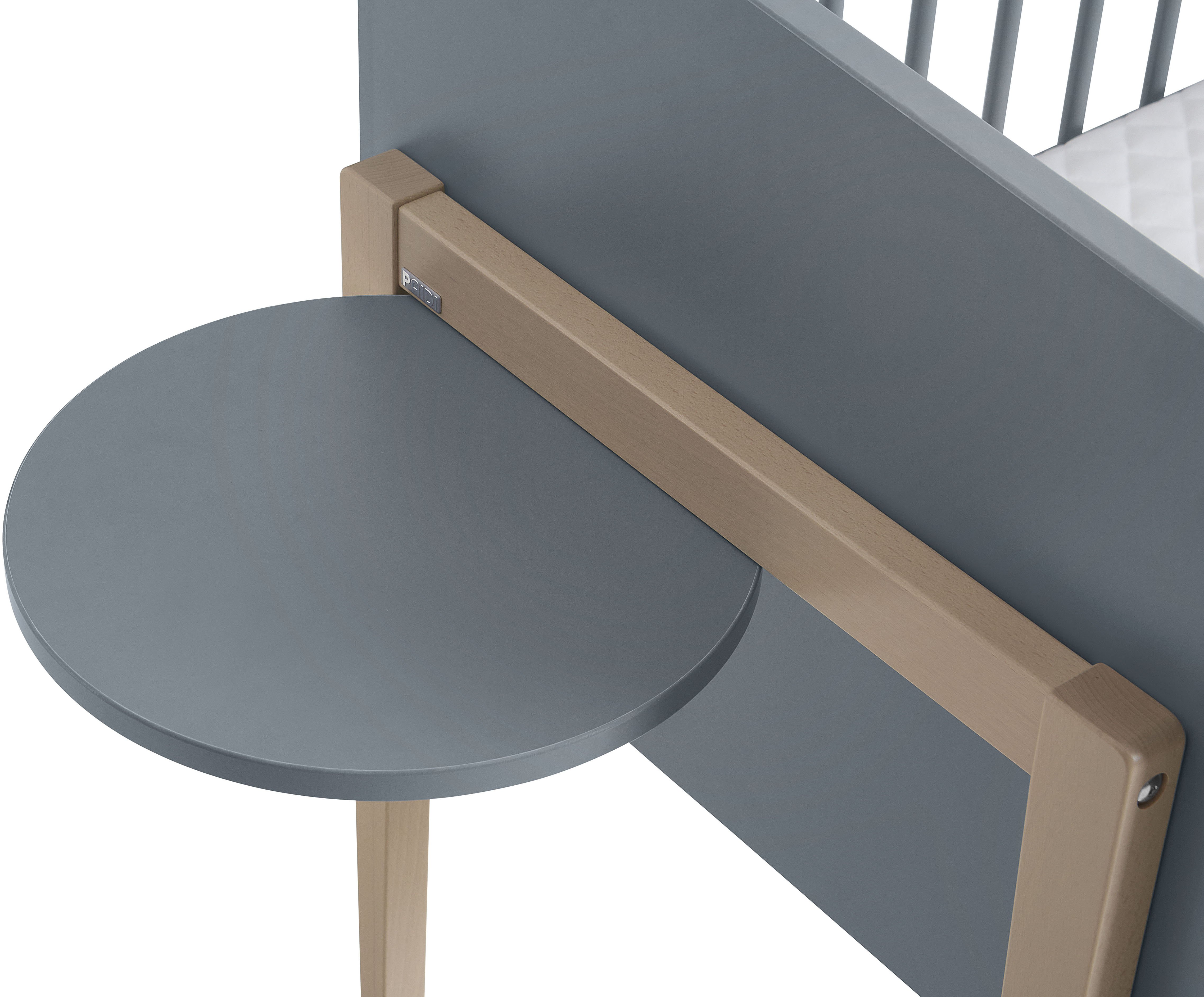 Ablageelement PAIDI "TABLAR LITTLE CLOUD", blau (mattblau), B:28,5cm H:1,6cm T:32cm, Spanplatte, Regale, Ablage-Tisch für dein Beistellbett, in mehreren Farben