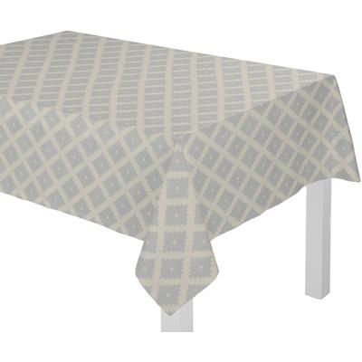 Tischdecke ADAM "Maroccan Shiraz Light" Gr. 5, grau (hellgrau), B:145cm L:190cm, Baumwolle, Tischdecken Image