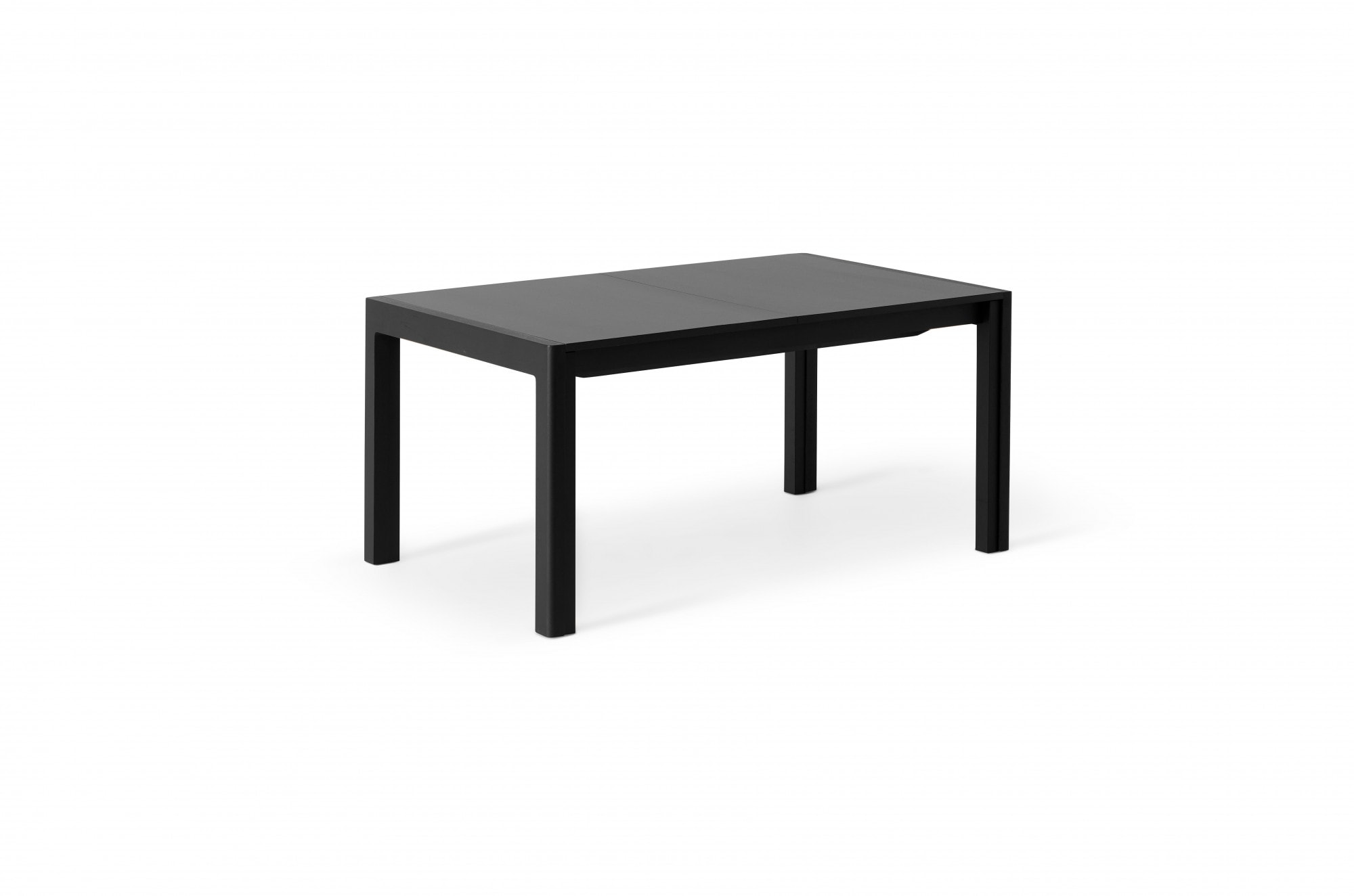 Esstisch HAMMEL FURNITURE "Join by Hammel", schwarz, B:374cm H:75cm, Tischplatte: Schwarzes Fenix-Laminat. Kanten aus massiver Eiche, schwarz gebeizt. Mit nanobehandeltem Laminat, einer matten, seidigen Oberfläche, die Fingerabdrücke abweist und...