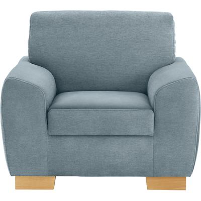 Sessel DOMO COLLECTION "Incanto", blau (eisblau), B:102cm H:81cm T:89cm, Sessel, Polstersessel Image