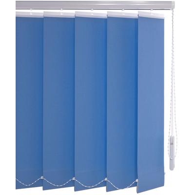 Lamellenvorhang LIEDECO "Vertikalanlage 89 mm" Gr. 7, blau, B:250cm H:180cm, Jalousien Image