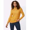 Troyer CASUAL LOOKS "Troyer", Damen, Gr. 54, gelb (ocker, meliert), 54% Baumwolle, 46% Polyacryl, gemustert, mehrfarbig, meliert, Langarm, Pullover